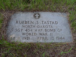 Staff Sergeant Rueben S Tastad grave marker photo