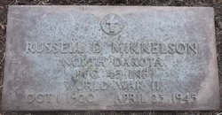 Private First Class Russell D Mikkelson grave marker photo