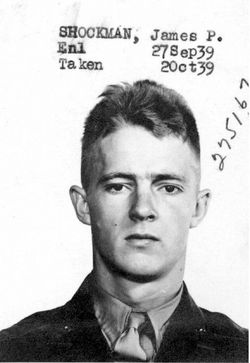 Private First Class James P Shockman in uniform head and shoulder photo