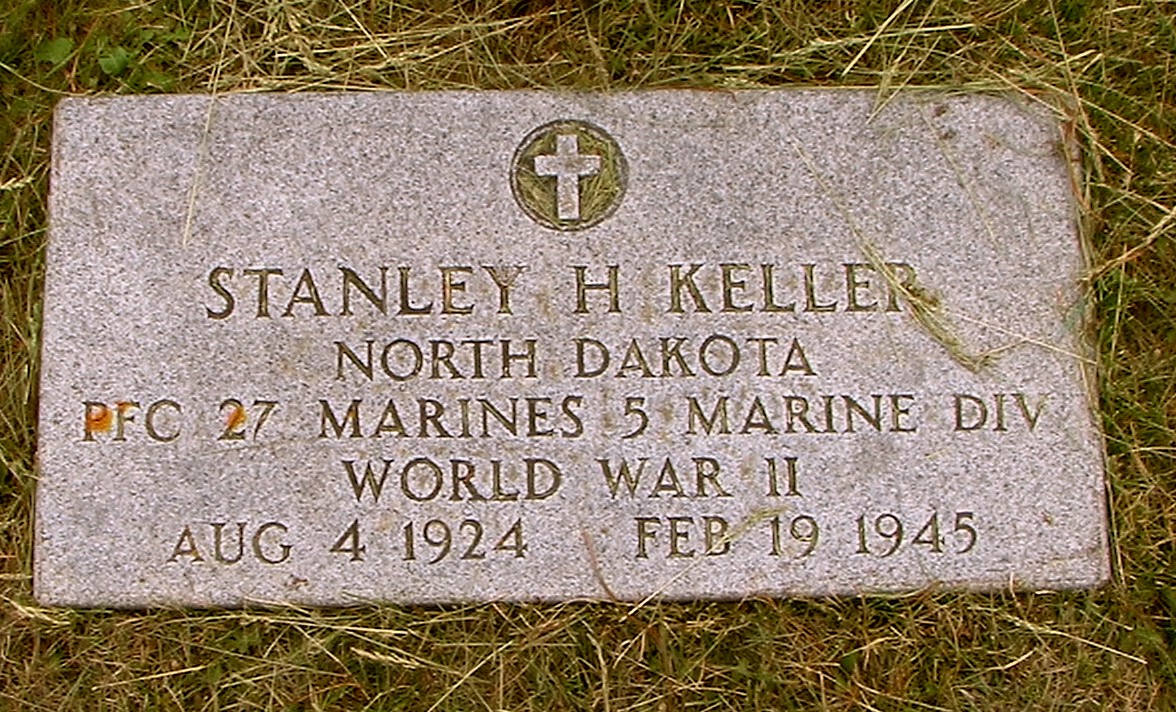 Private First Class Stanley H Keller grave marker photo