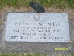 Private First Class Victor D Schmiess grave marker photo