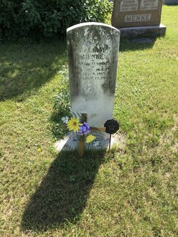 Technician Fourth Grade William F Menke grave marker with flowers photo