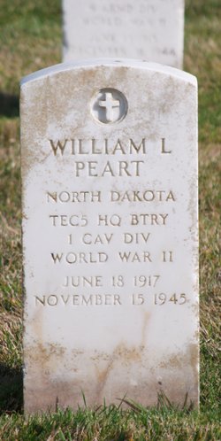 Technician Fifth Grade William L Peart grave marker photo