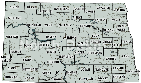 North Dakota Counties