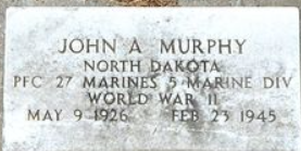 Private First Class John Alexander Murphy grave marker photo