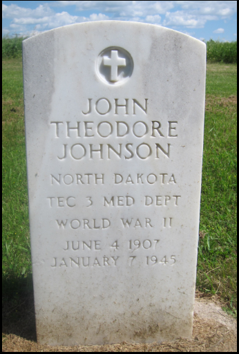 Technician Third Grade John Theodore Johnson grave marker photo