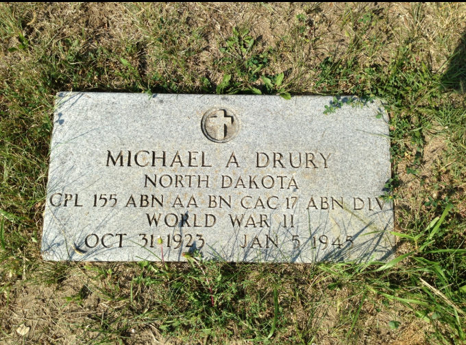 Corporal Michael Anton Drury grave marker photo