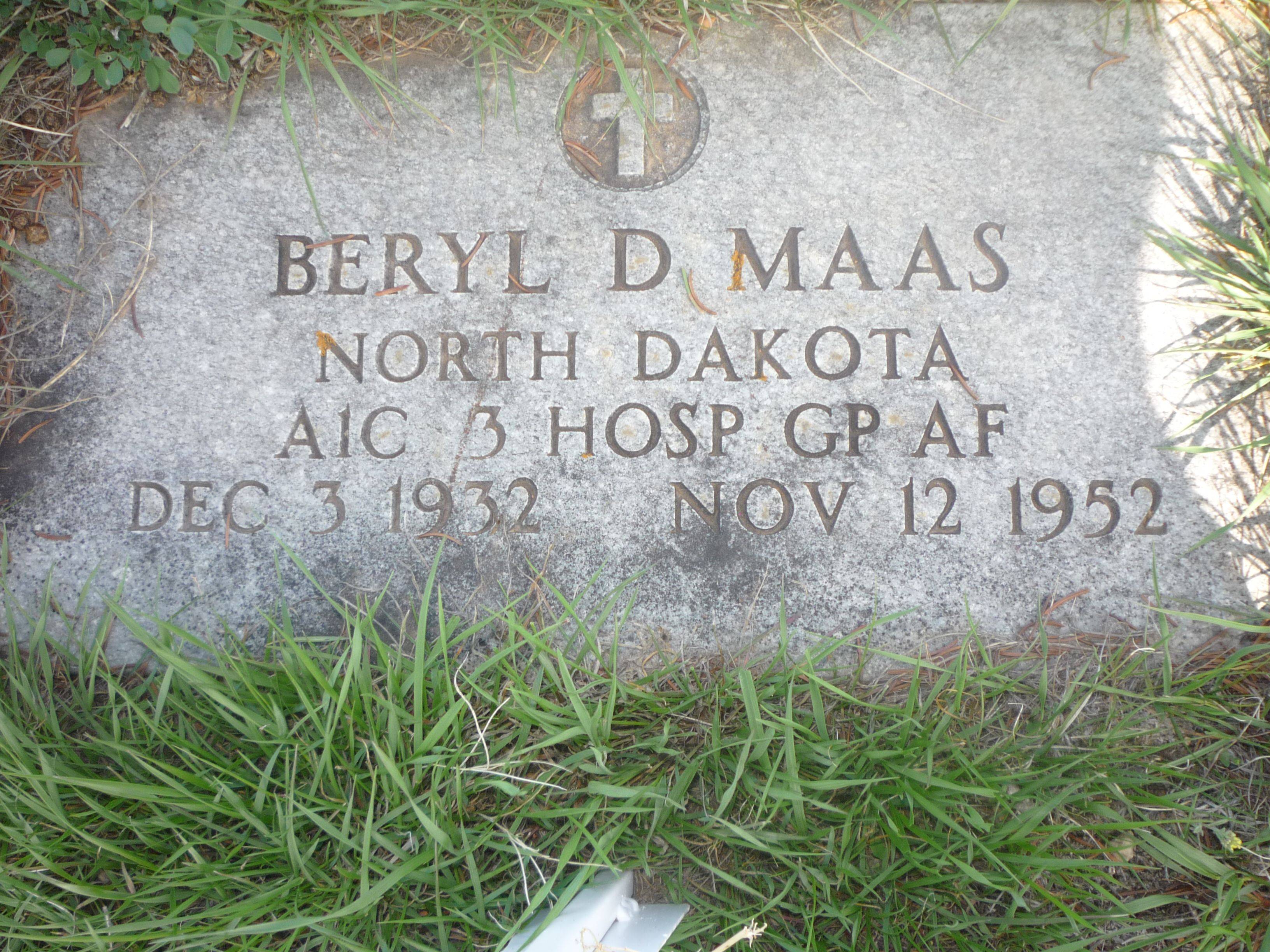 Beryl D. Maas photo