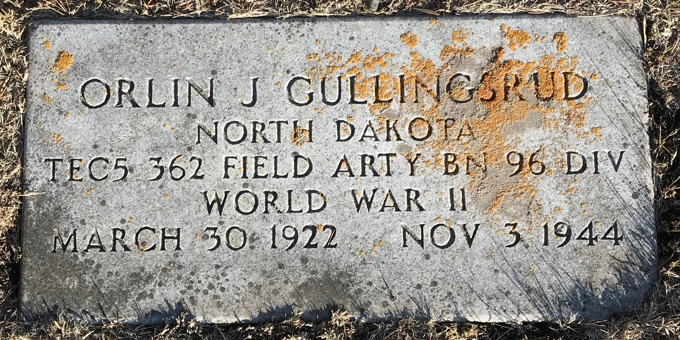 Orlin J. Gullingsrud photo