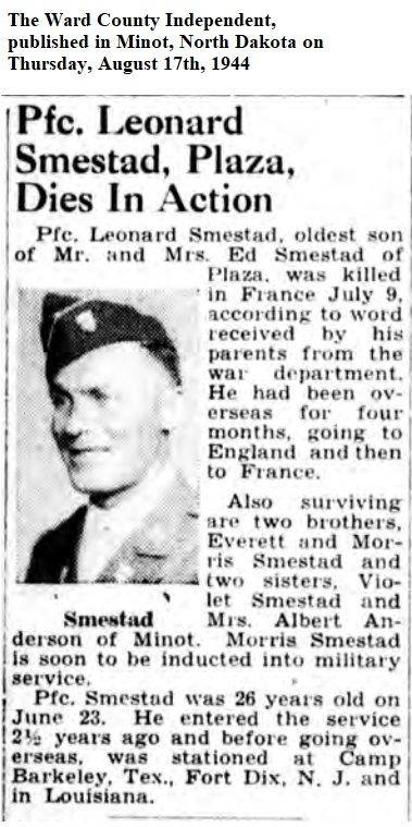 Leonard M. Smestad photo